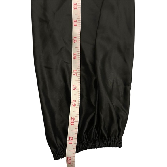 NWT Gianni Bini Star Struck Liquid Black Mini Dress Babydoll Size 4 Long Sleeves - Picture 7 of 11